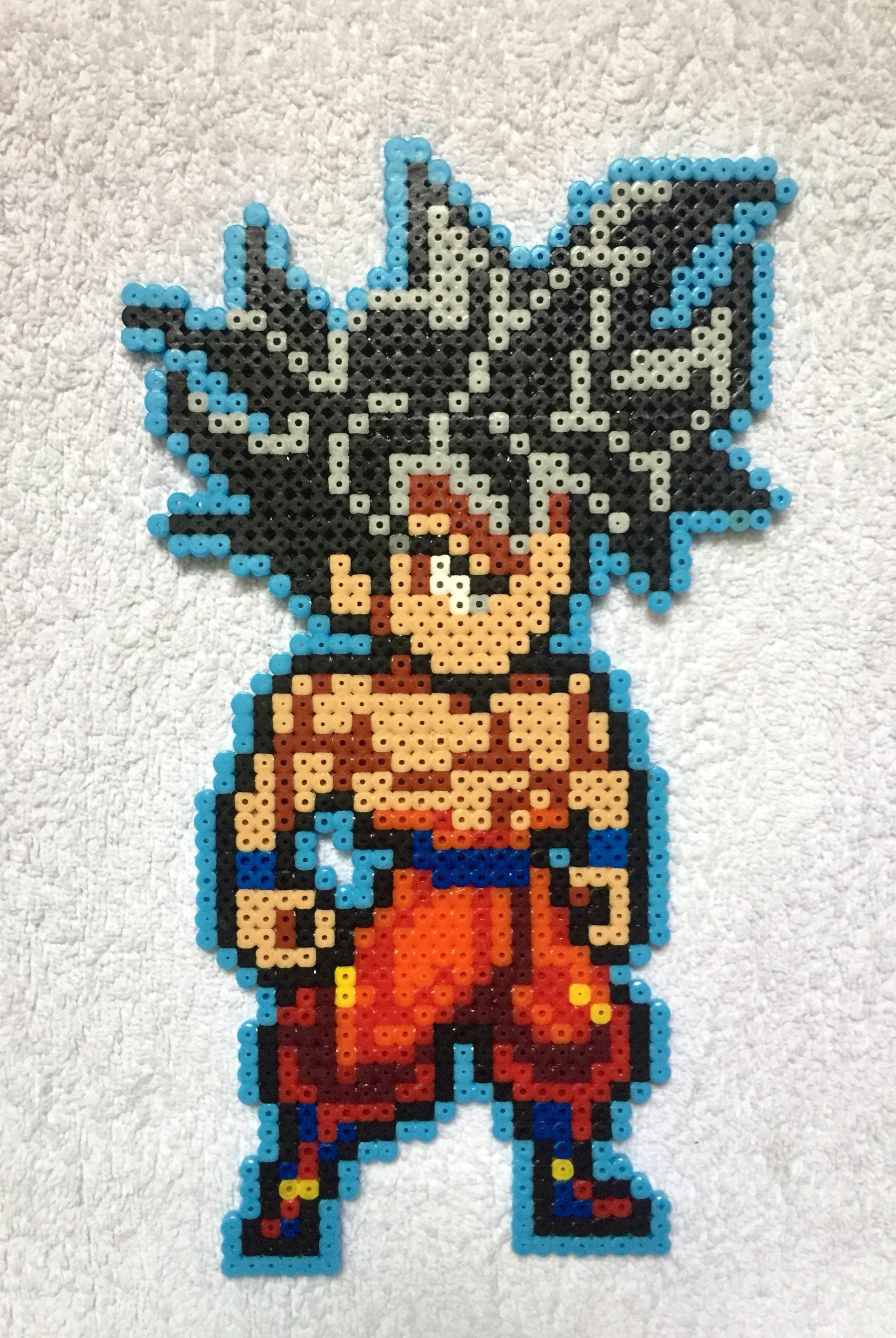 Son Goku Ultra Instinct Pixel Art Etsy