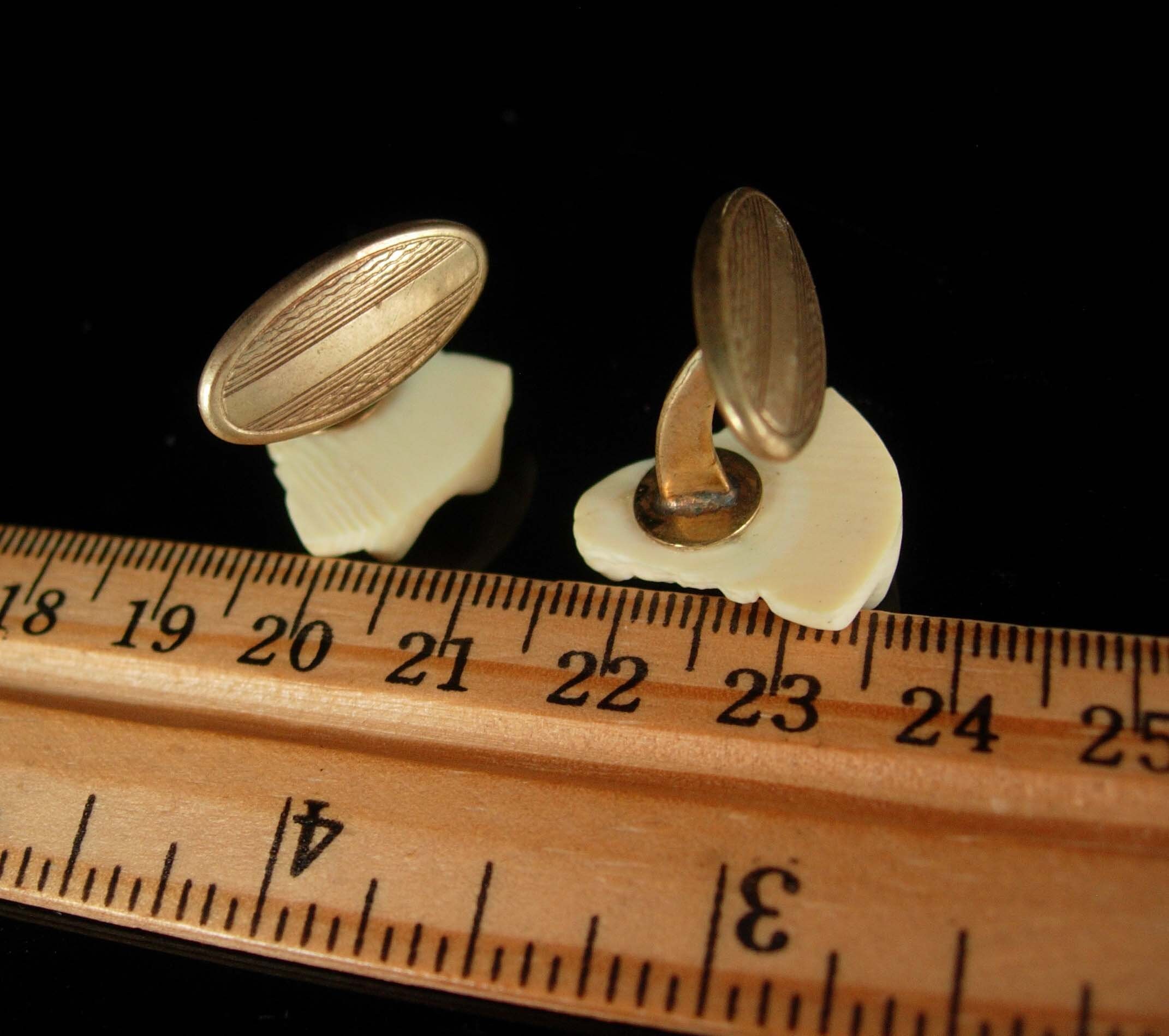 Erotic Cufflinks NUDE Cufflinks Reclining Woman Art Deco Cufflinks Antique Cufflinks Vintage