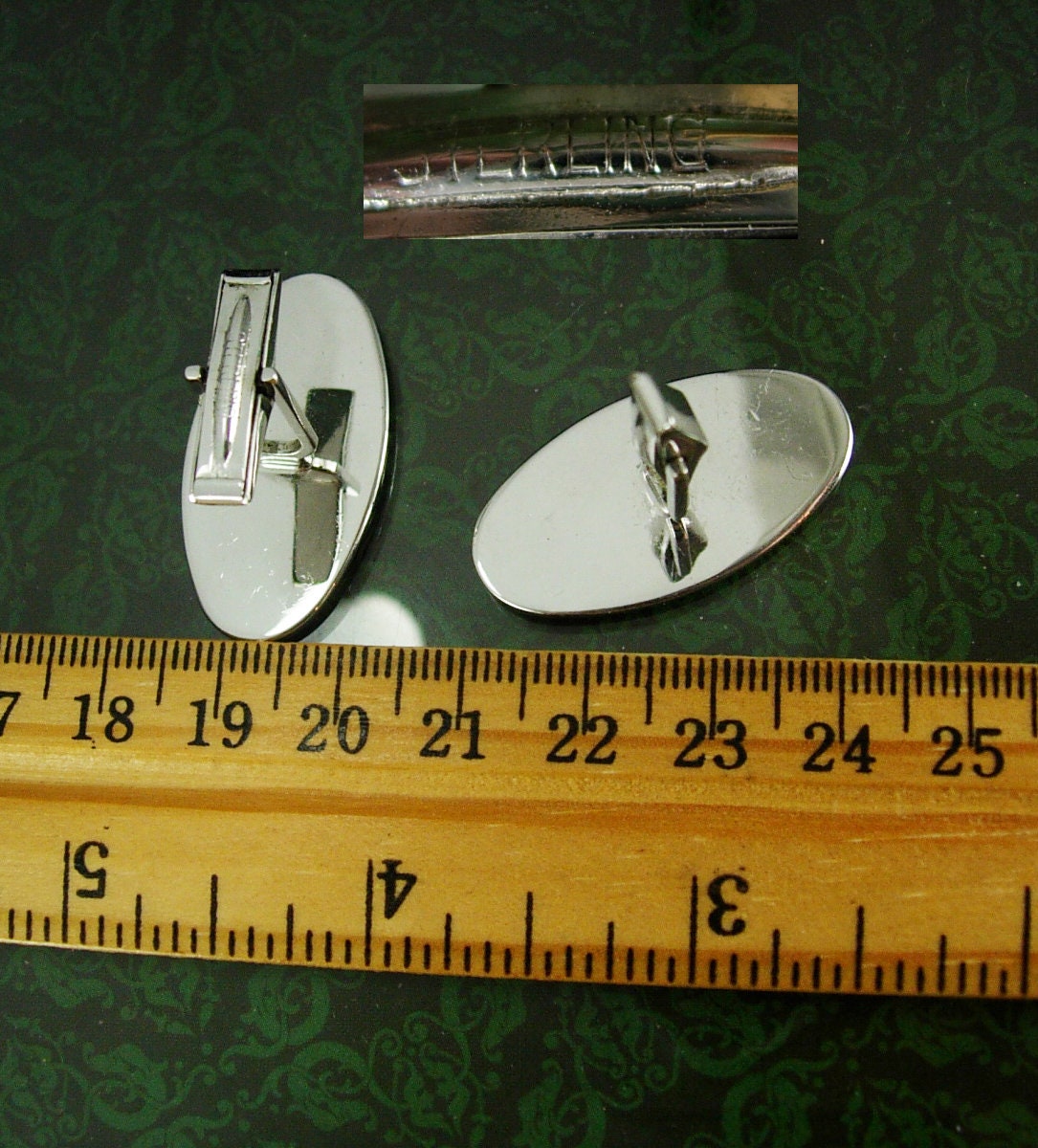 Sterling Erotic Cufflinks Vintage Tantra Cuff Link Men S Novelty Naughty Nude Bachelor Gift