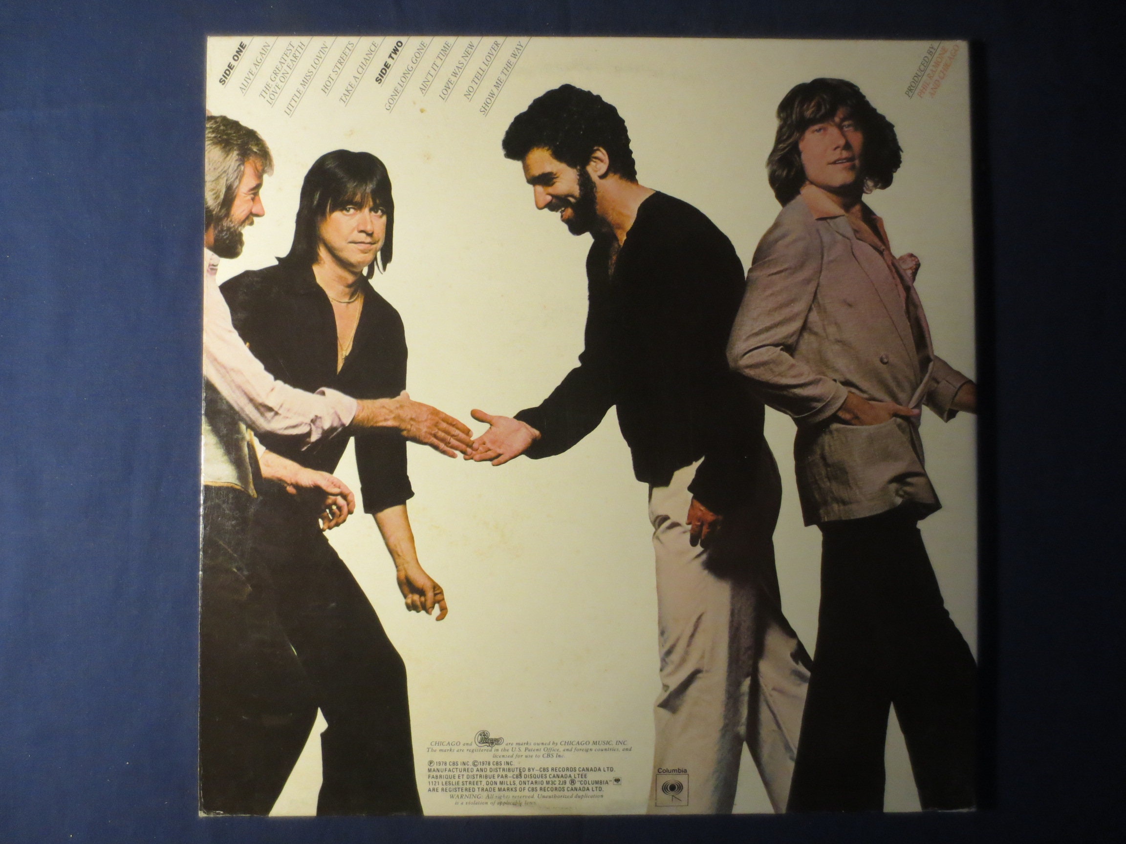 CHICAGO HOT STREETS Chicago Records Chicago Album Chicago Lp Rock Records Vintage Vinyl