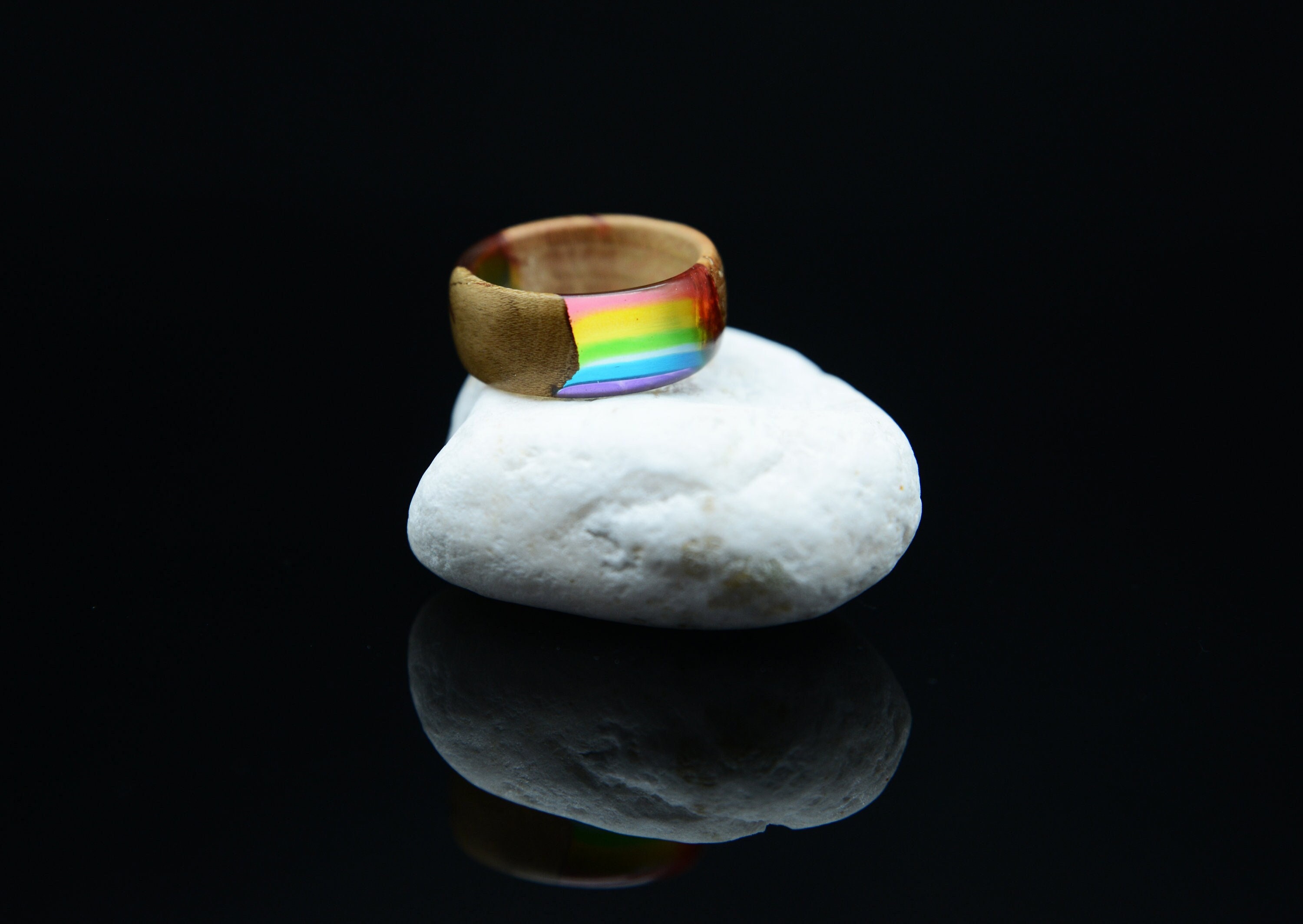Gay Pride Ring LGBTQ Ring Lesbian Flag Ring Rainbow Ring Etsy