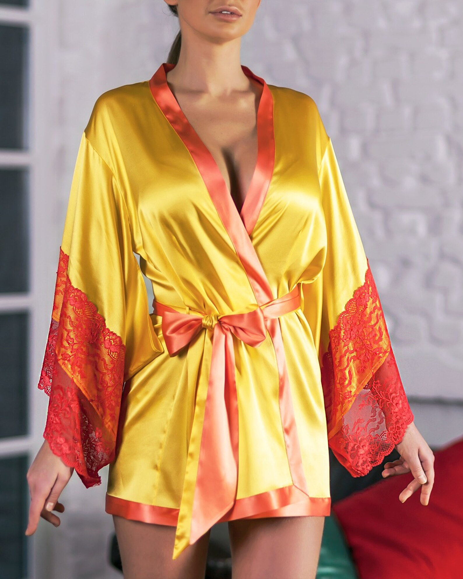 Кимоно Penthouse Sweet Retreat белый, XL 4006581 - Penthouse Lingerie - Пеньюары, халаты - Купить
