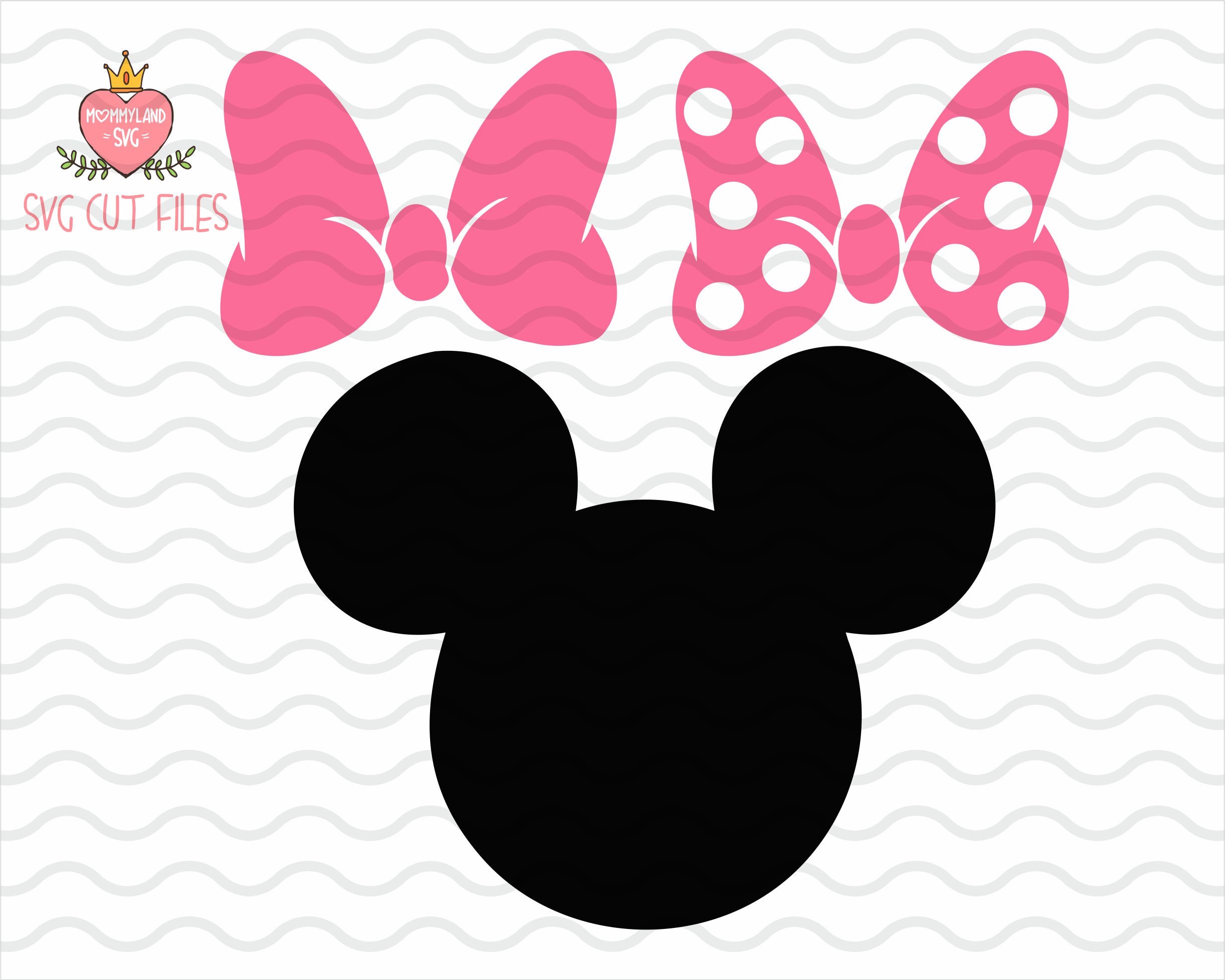 Free 109 Minnie Mouse Bow Free Svg SVG PNG EPS DXF File