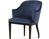 Urania Italian Tub Chair Armchair Bespoke Custom Finished Wood Upholstered To Order Handmade Seating By Millmax