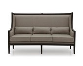 Moderno Three Seater Wingback Sofa Custom Made Bespoke Upholstered Seating By Millmax