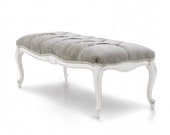 Foret Ottoman Bench Footstool Bespoke Custom Finished Wood Upholstered To Order Handmade Seating By Millmax