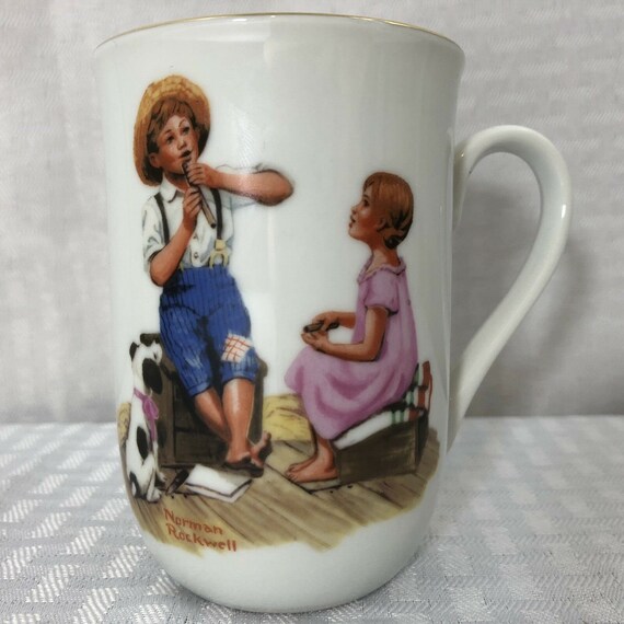 VINTAGEâ1982 Norman Rockwell âMUSIC MASTERâ Mug/CupâNorman Rockwell Museum