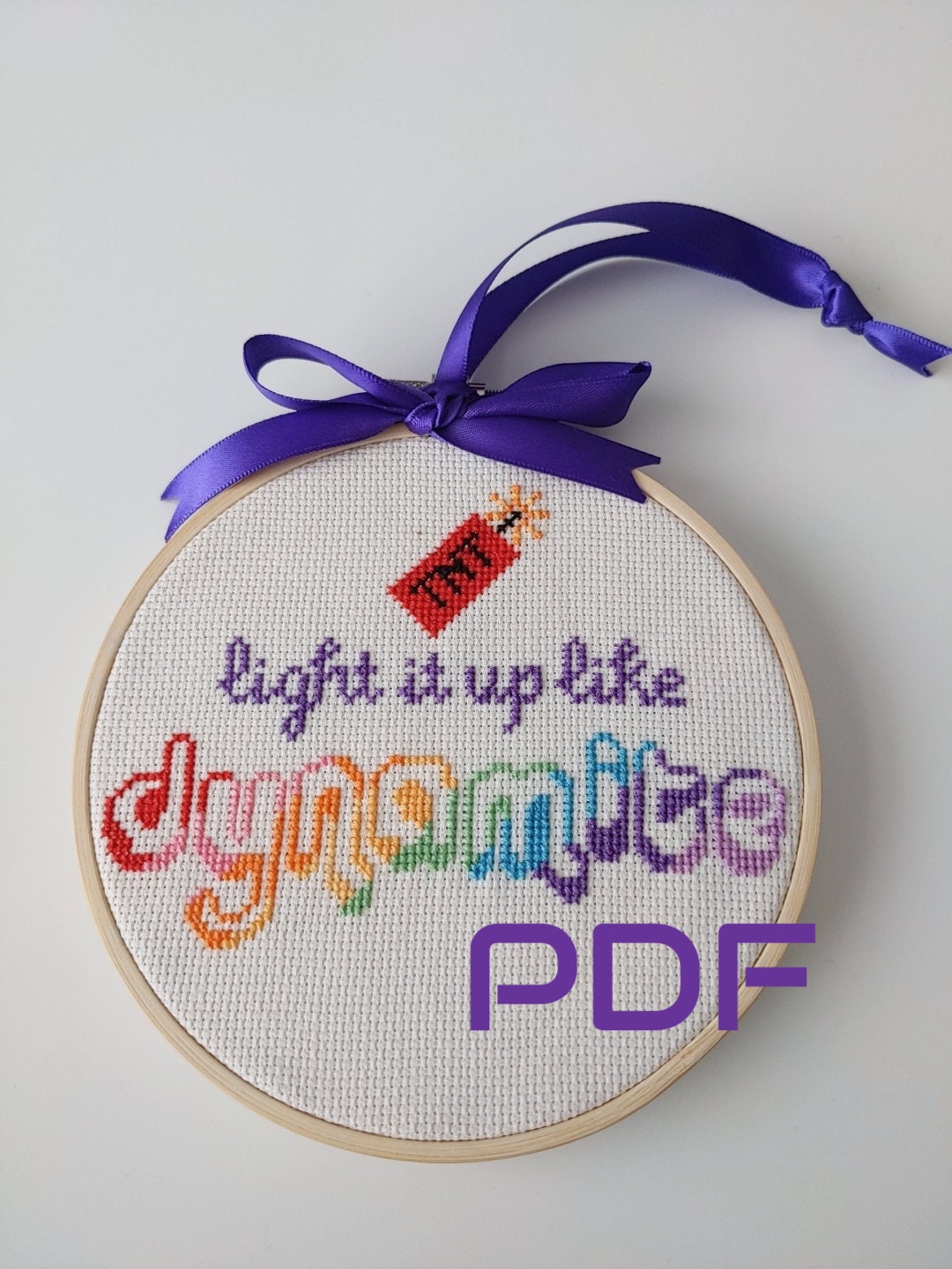 BTS Dynamite Cross Stitch Pattern Etsy