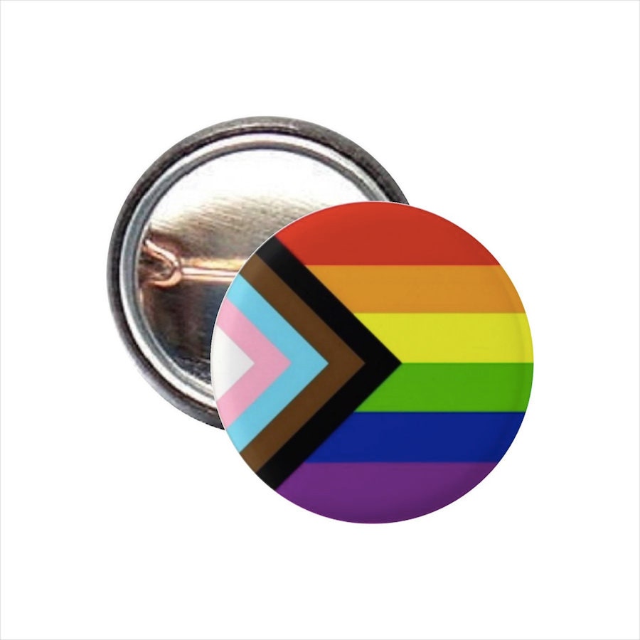 25 Pins Per Pack Bulk Order Inclusive Progress Pride Lgbt Etsy 8246