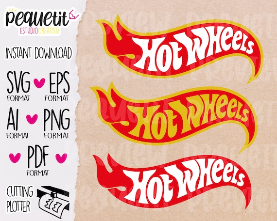 Hot Car Wheels SVG Ai Eps Pdf Png Digital Cut File Etsy UK