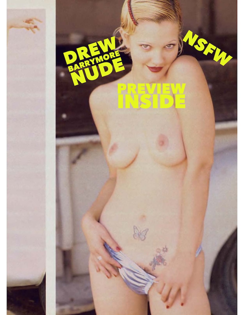 Naked drew barrymore pussy