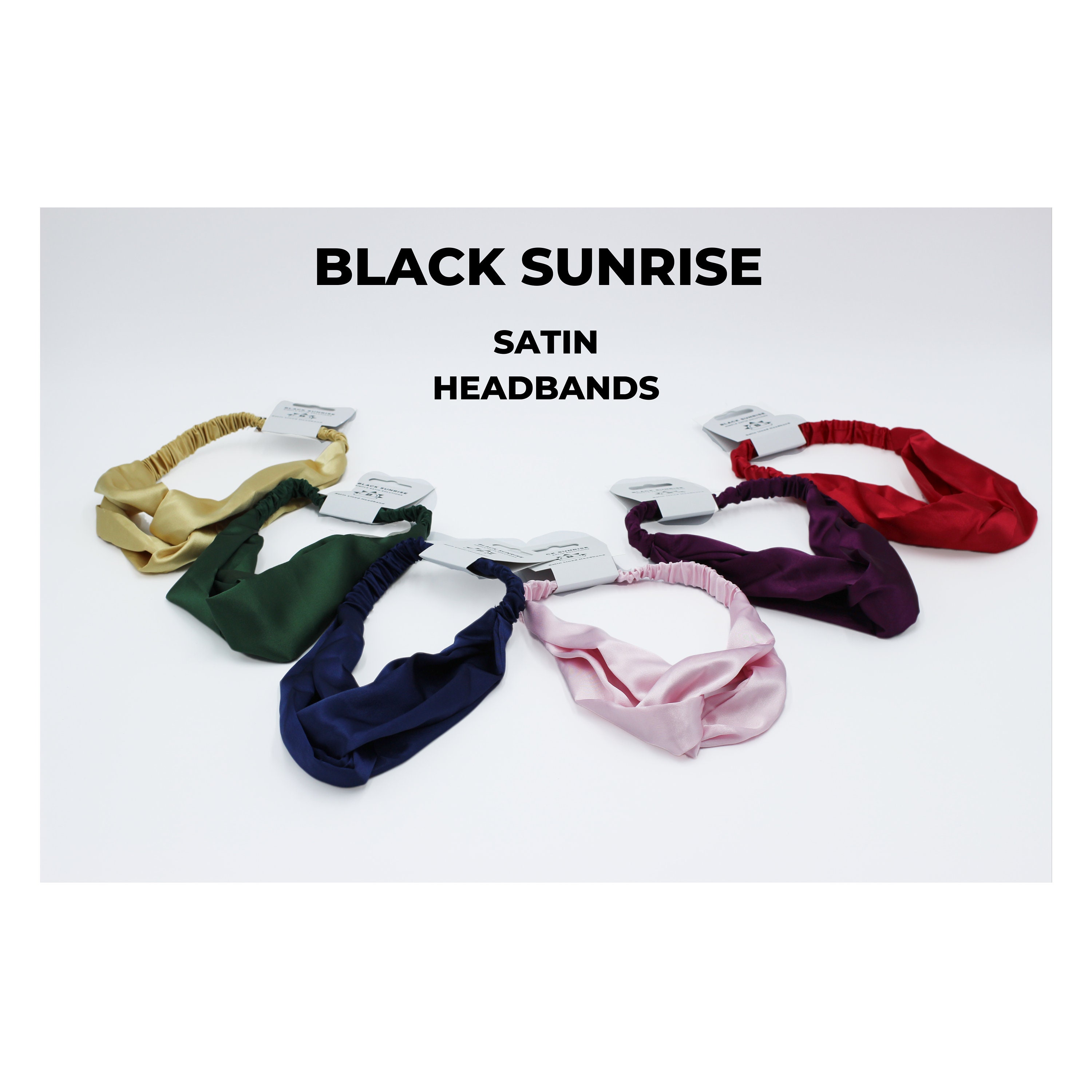 Satin Cross Headband