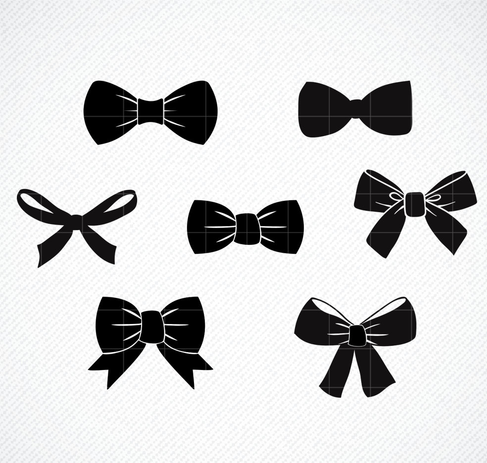 Bow Tie Svg Bow SVG File Bow Vectorbow Clipart Bow Svg Etsy Australia