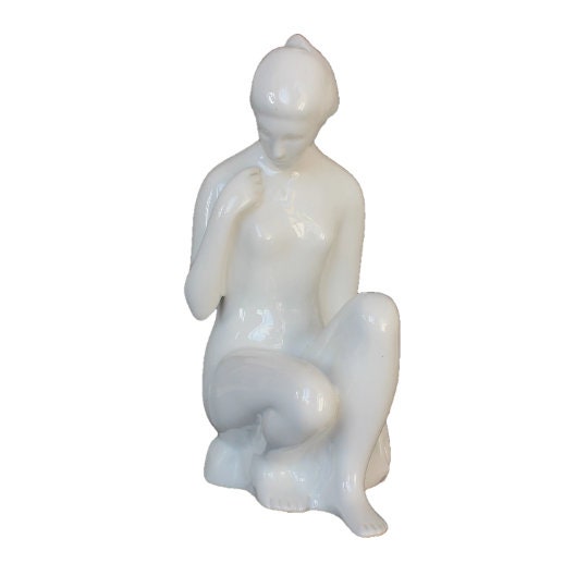 Royal Dux Porcelain Figurine Nude Woman Lady Female Figure Art Etsy