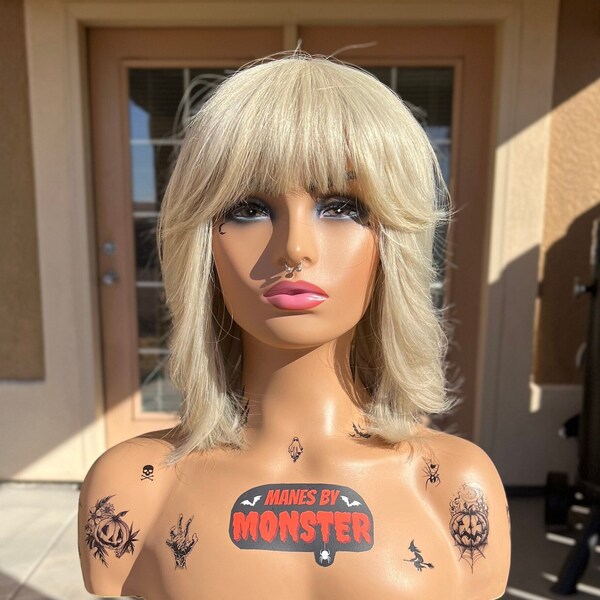 Blonde Human Hair Wigs Etsy
