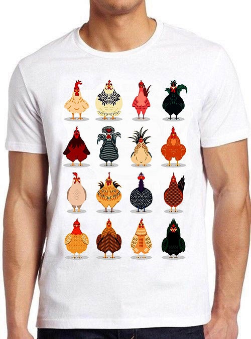 Chickens Cute Chicken Animal Meme Funny Cult Gamer Cool Gift Tee T Shirt 765