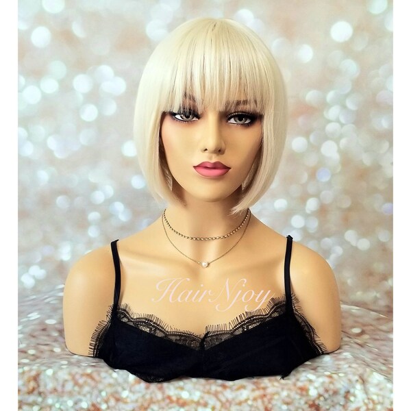 Blonde Human Hair Wigs Etsy