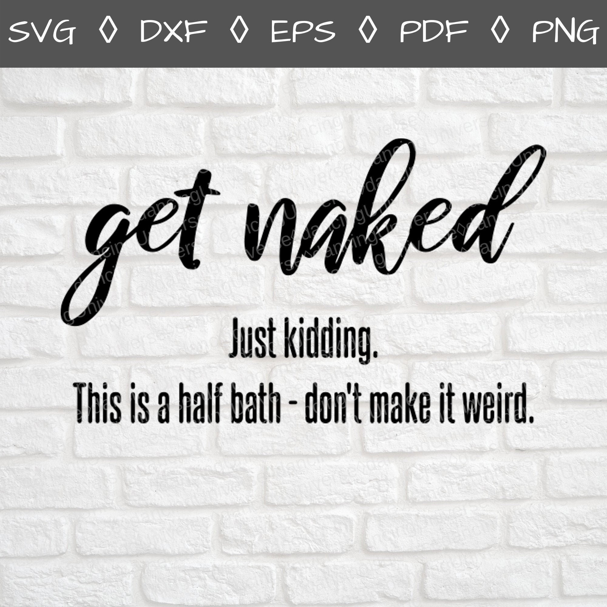 Get Naked Quote Etsy