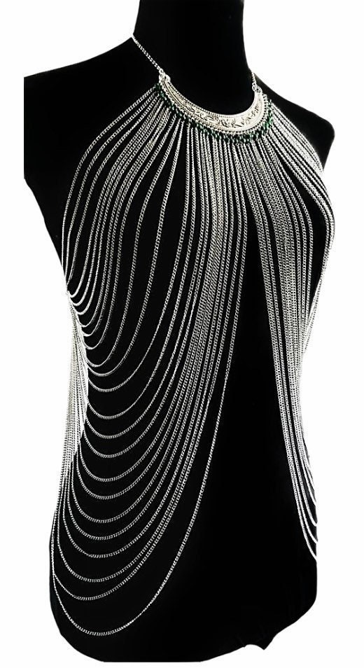 Metal Chain Lingerie Etsy