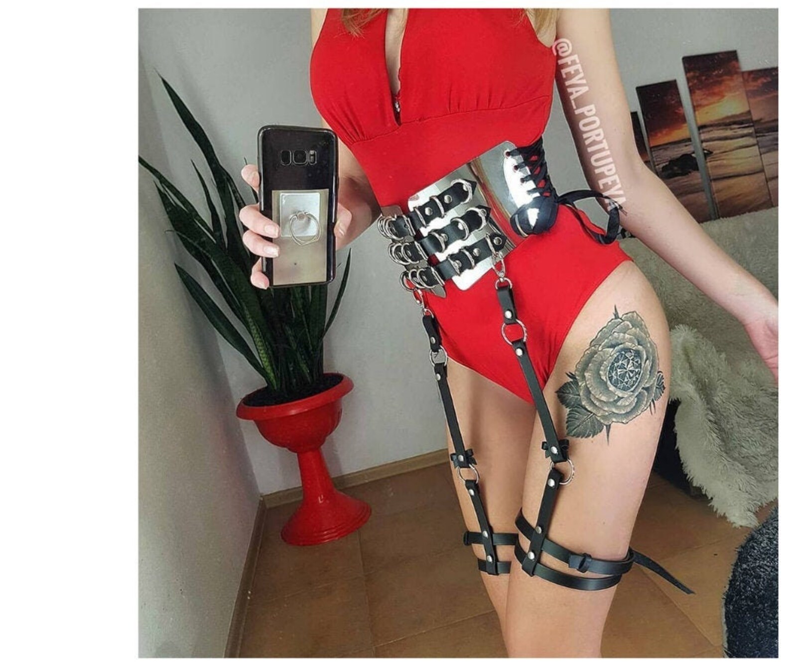 Пояс для чулок BDSM Арсенал Anthea S/M, черный 300-11ars - BDSM Арсенал - Пояса для чулок - Купить