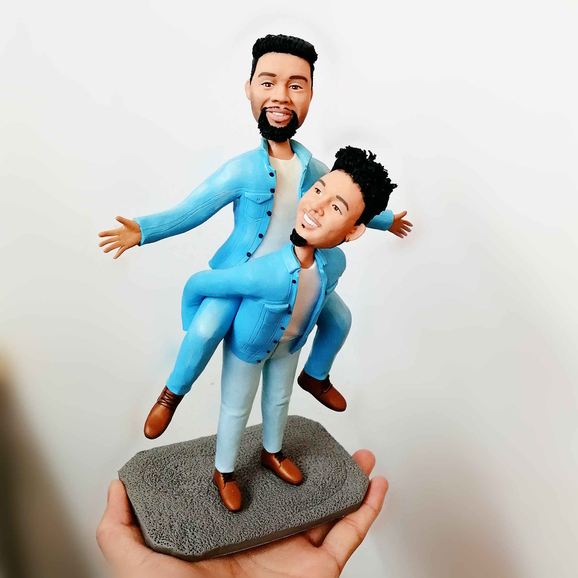 Gay Wedding Cake Toppers Custom Pet Bobble Head Custom Cake Toppers Gay And Pets Wedding Topper
