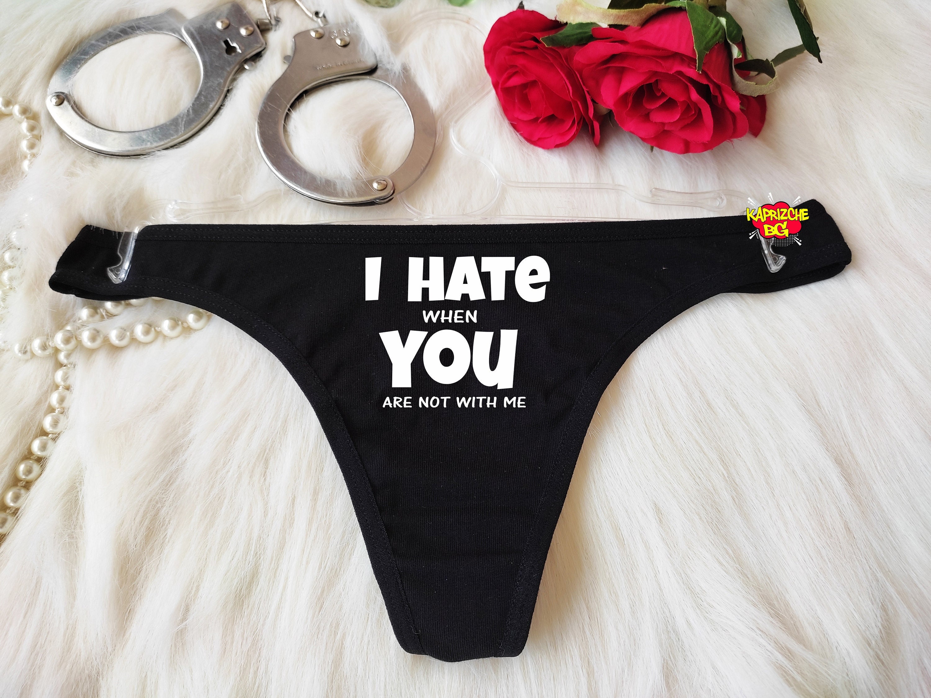 Fuck Me Fetish Thong Etsy