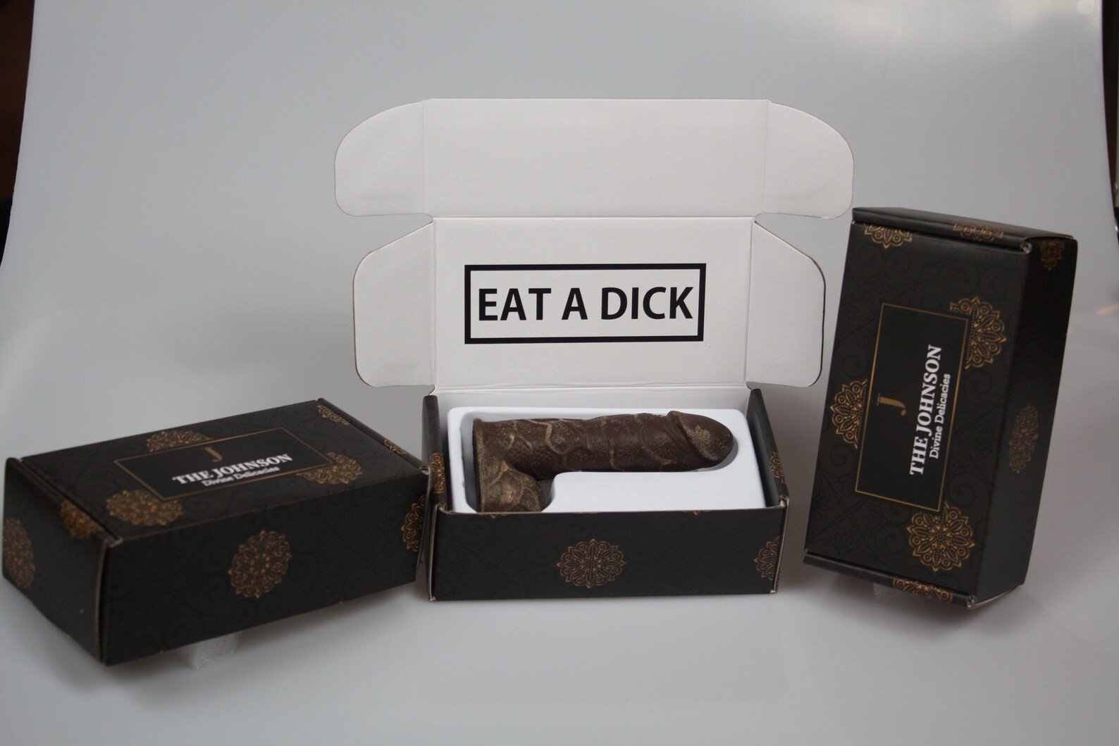 Chocolate cock sharing photo