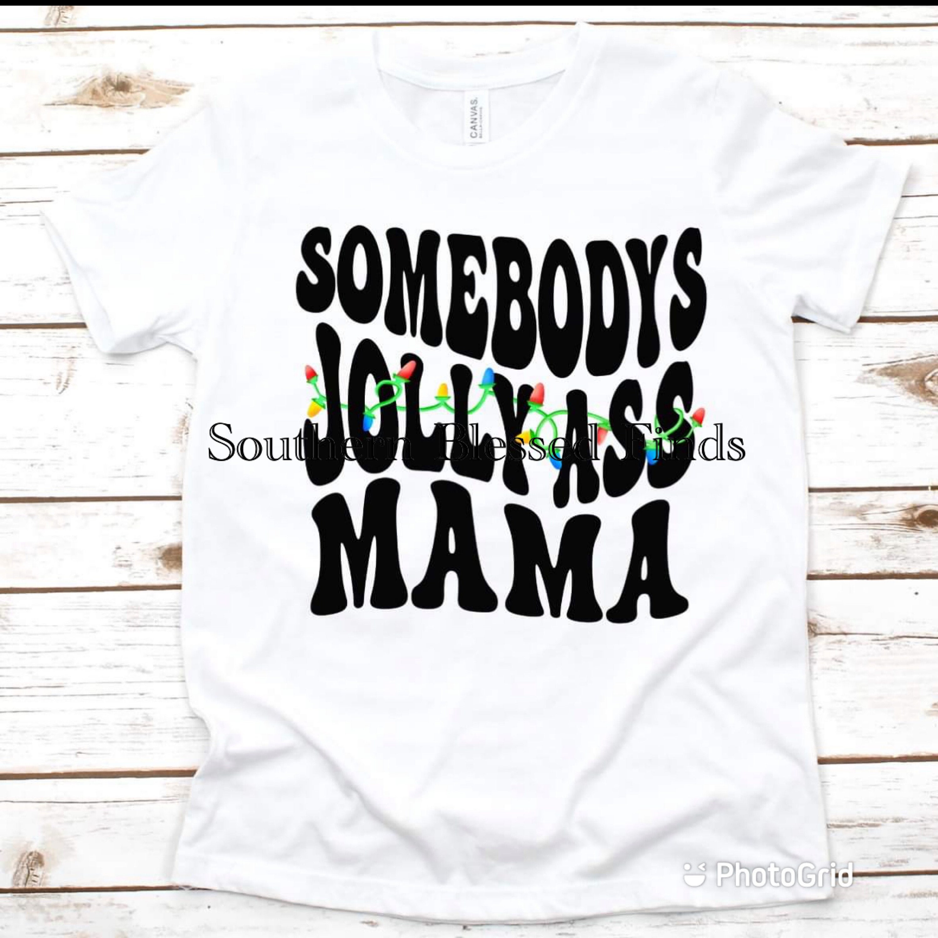 Somebody S Jolly Ass Mama Holiday Unisex Heavy Blend Crewneck Sweatshirt Etsy