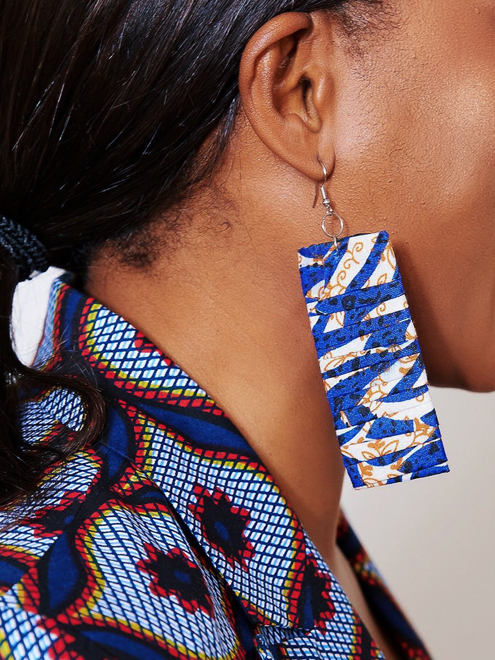 Dangling Didi Ankara Prints Earrings | Earrings For Her Festival