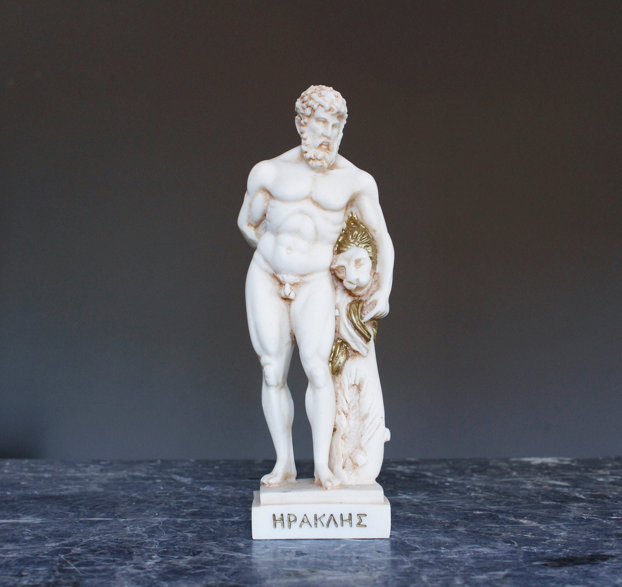 Hercules Statue Full Frontal Nudity Ancient Greece Nude Male Sculpture Erotic Sculpture
