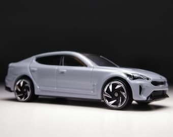Hot Wheels Kia Stinger GT Black With Custom Real Riders A Choice Of Wheels Damaged Card Etsy