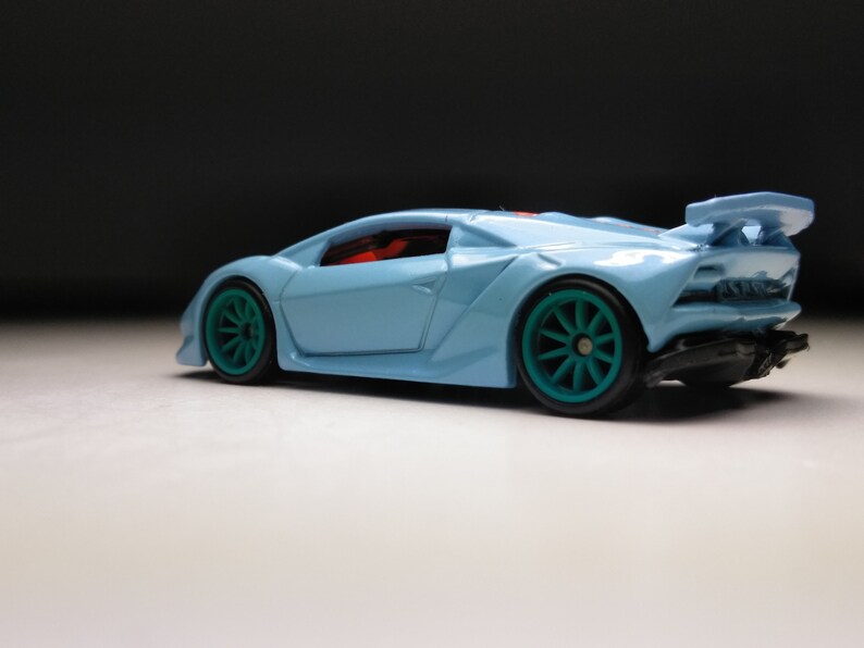 LAMBORGHINI SESTO ELEMENTO Hot Wheels Custom Real Rubber Etsy