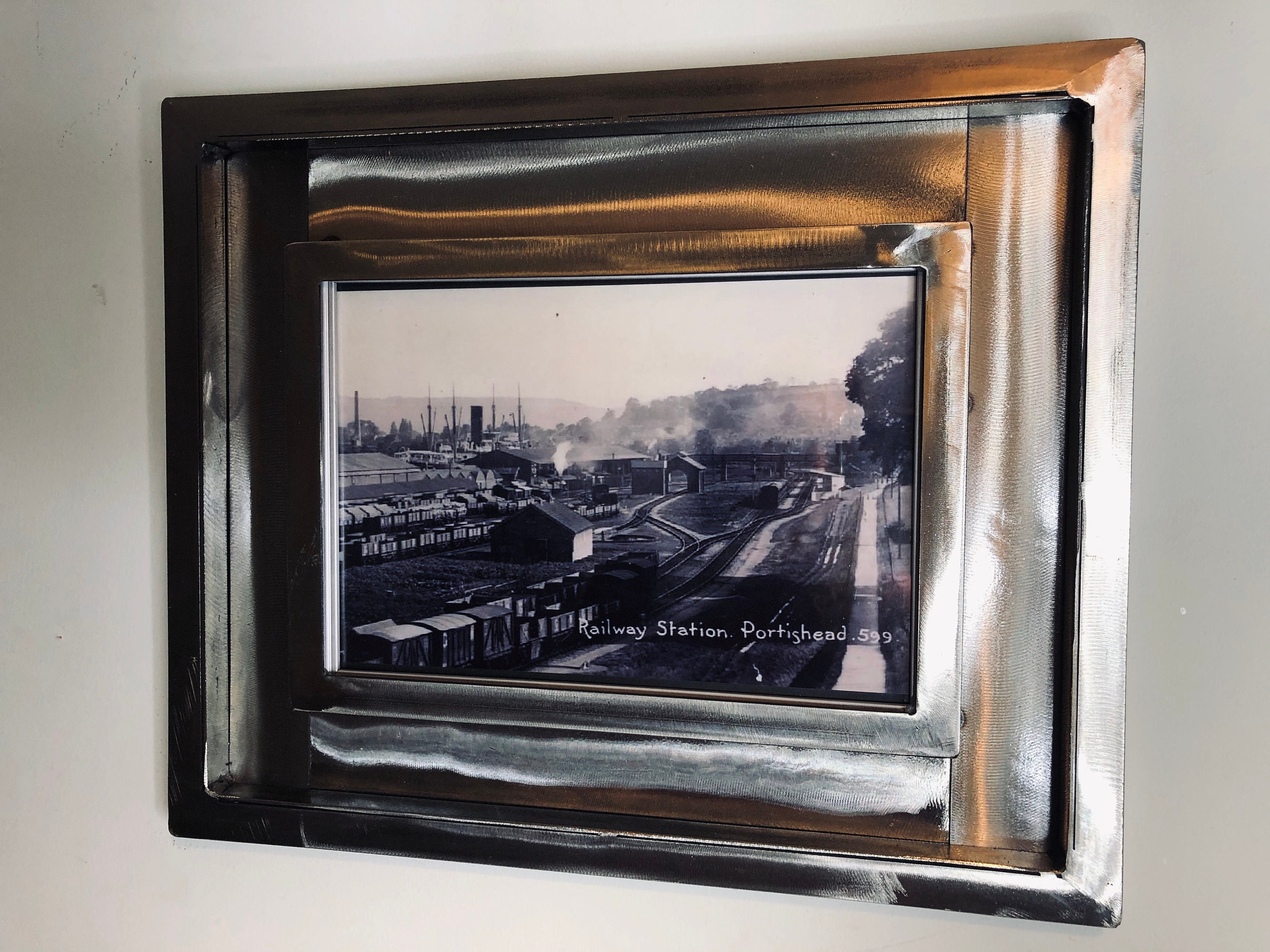 Industrial Frame-A4 Frame-Commemorative Poster-Solid Steel-Handmade Picture Frame-Bespoke Frame-Photo Frame-World War 2-Sweets-Frame