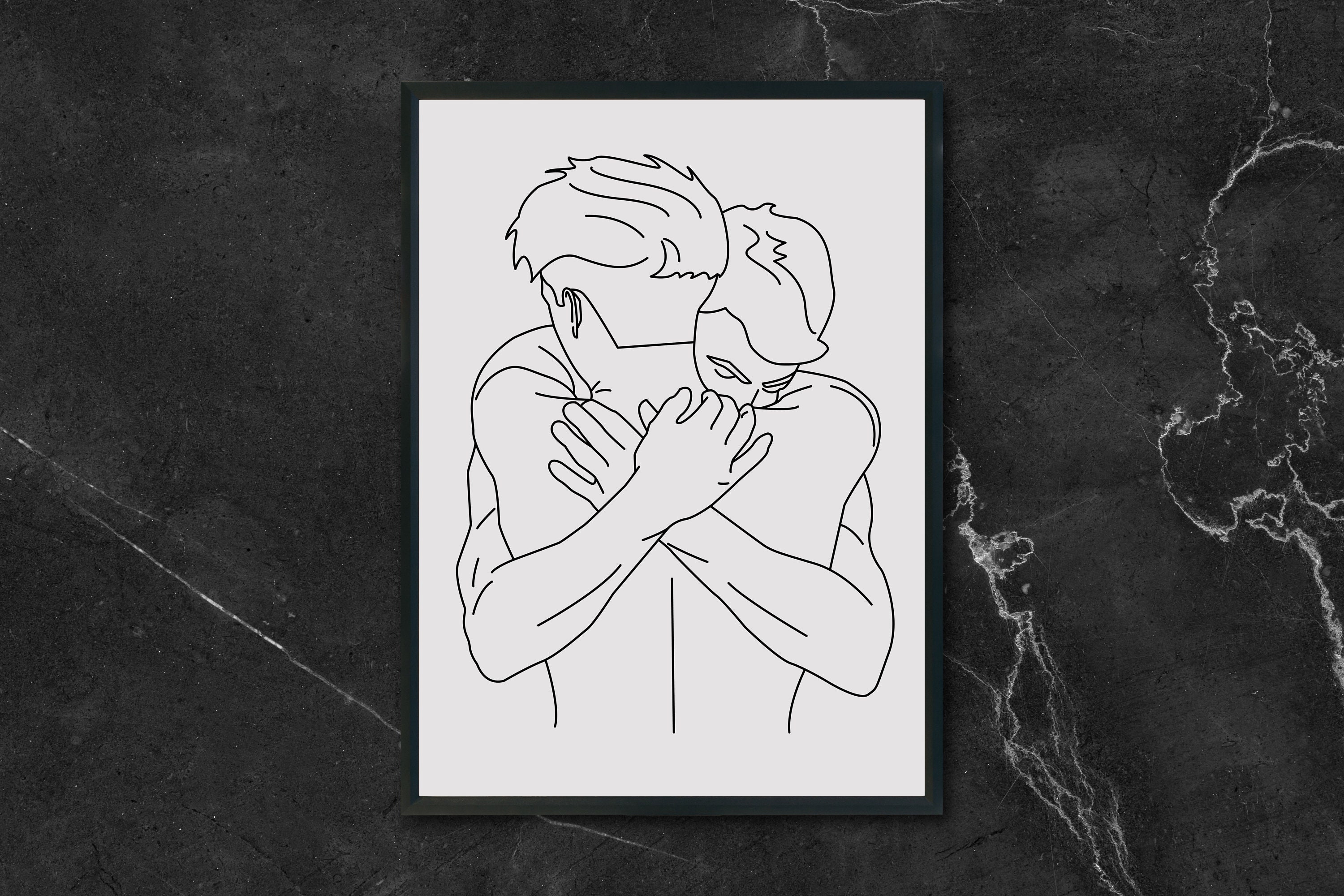 Nude Minimal Print Etsy