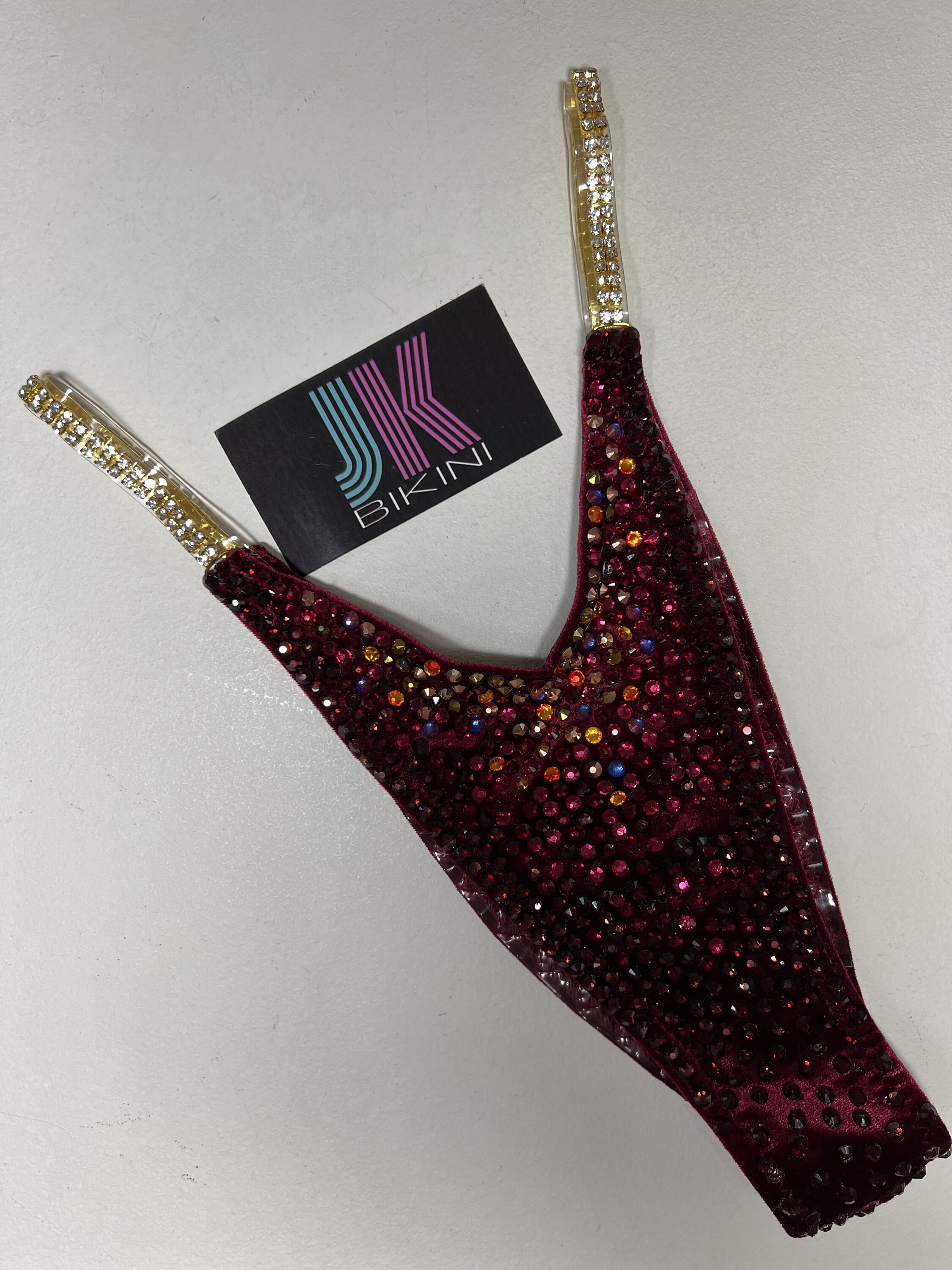 Red Bikini Competition Ifbb Npc Bikini Wbff Bodybuilding Suit Competition Bikini Etsy