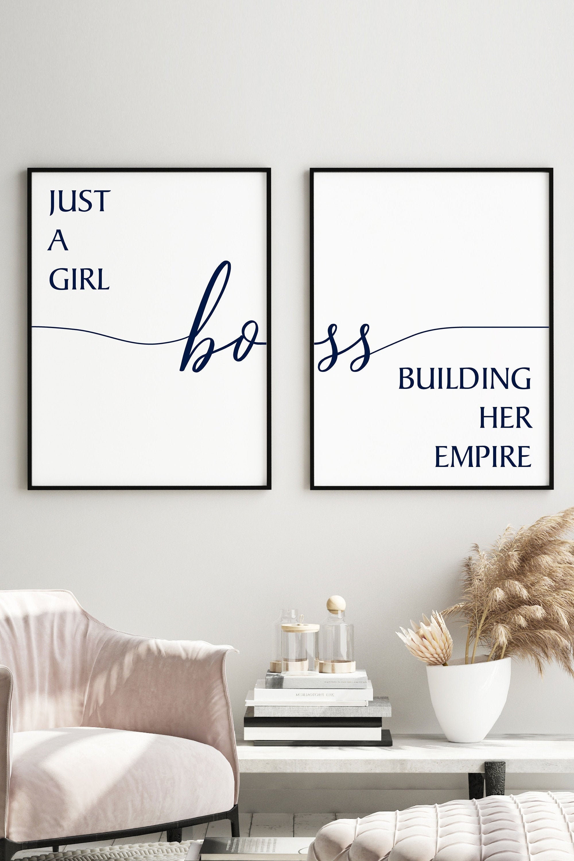 Boss Babe Printable Wall Art Girl Boss Wall Art Girl Boss Print Boss Babe Decor Building An