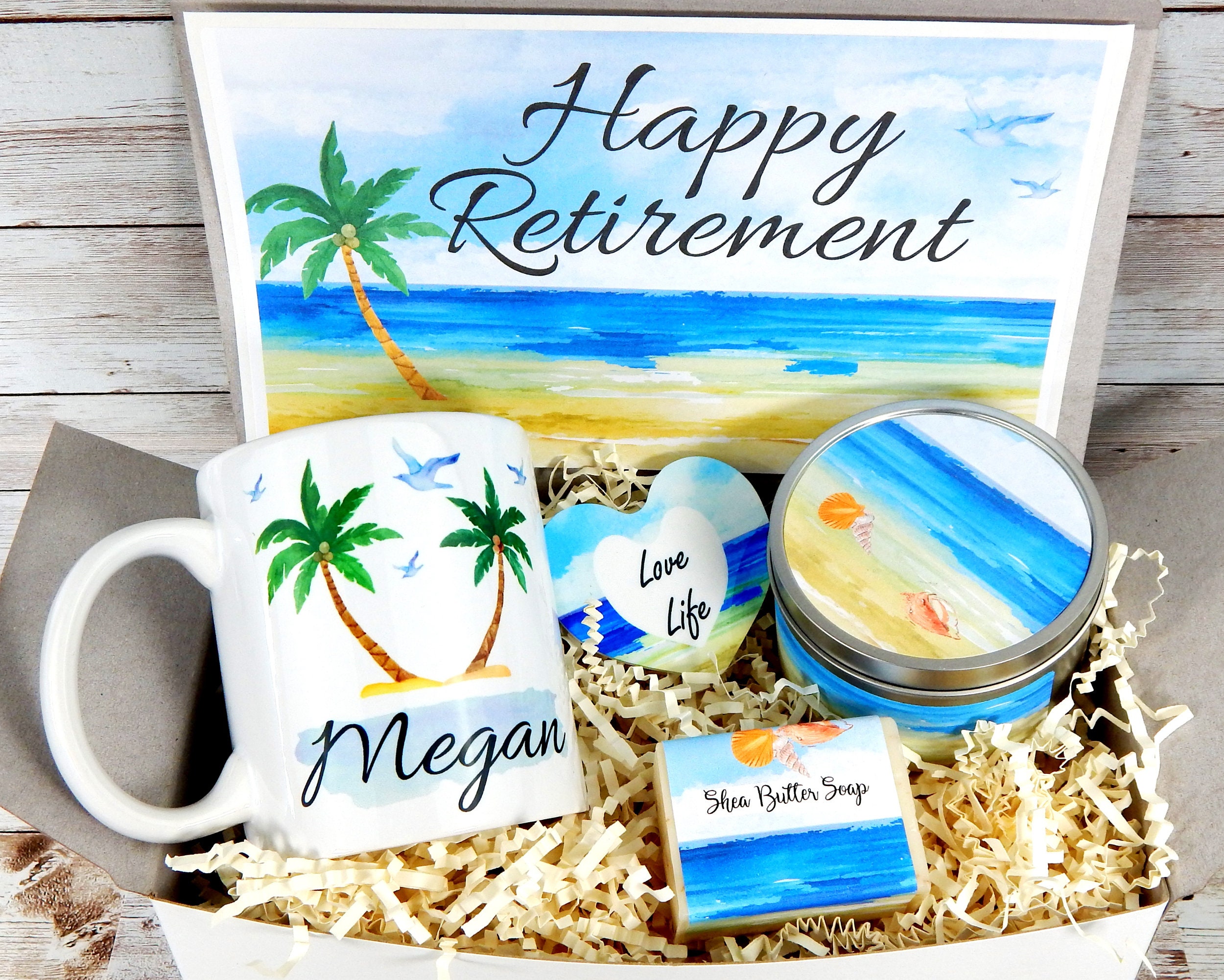 Beach Themed Retirement Gift Retirement Gifts For Women A Etsy My Xxx