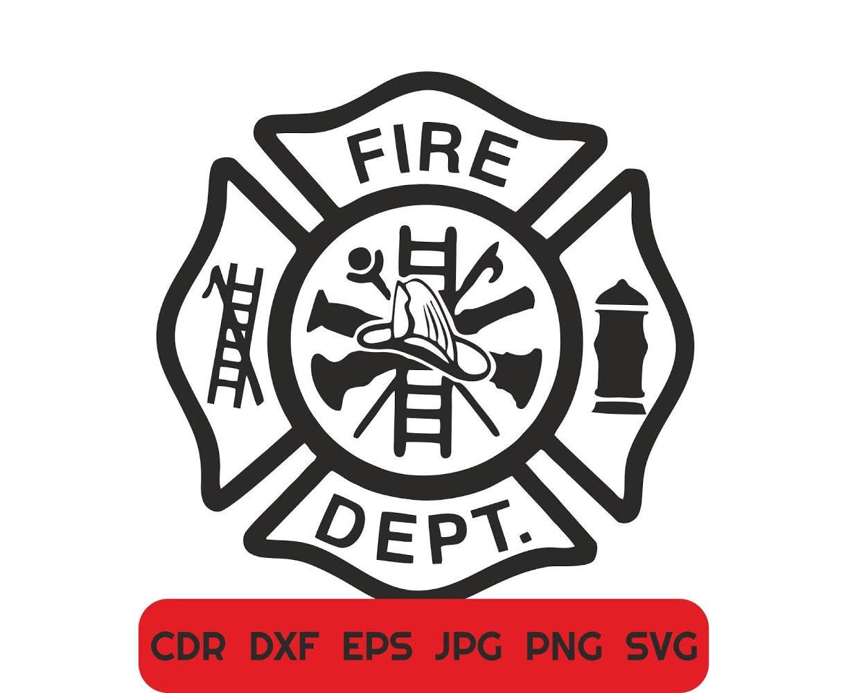 Firefighter Svg American Fire Department Logo Svg Fireman Etsy Australia