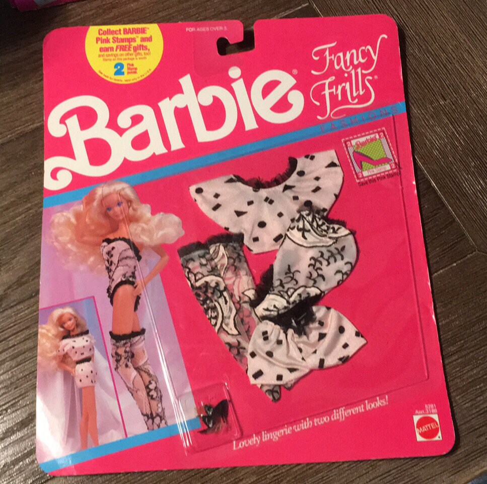 NIP Barbie Fancy Frills Lingerie Outfit Etsy