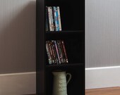 Oxford 3 Tier Cube Bookcase Display Shelving Storage Unit Wooden Stand Black