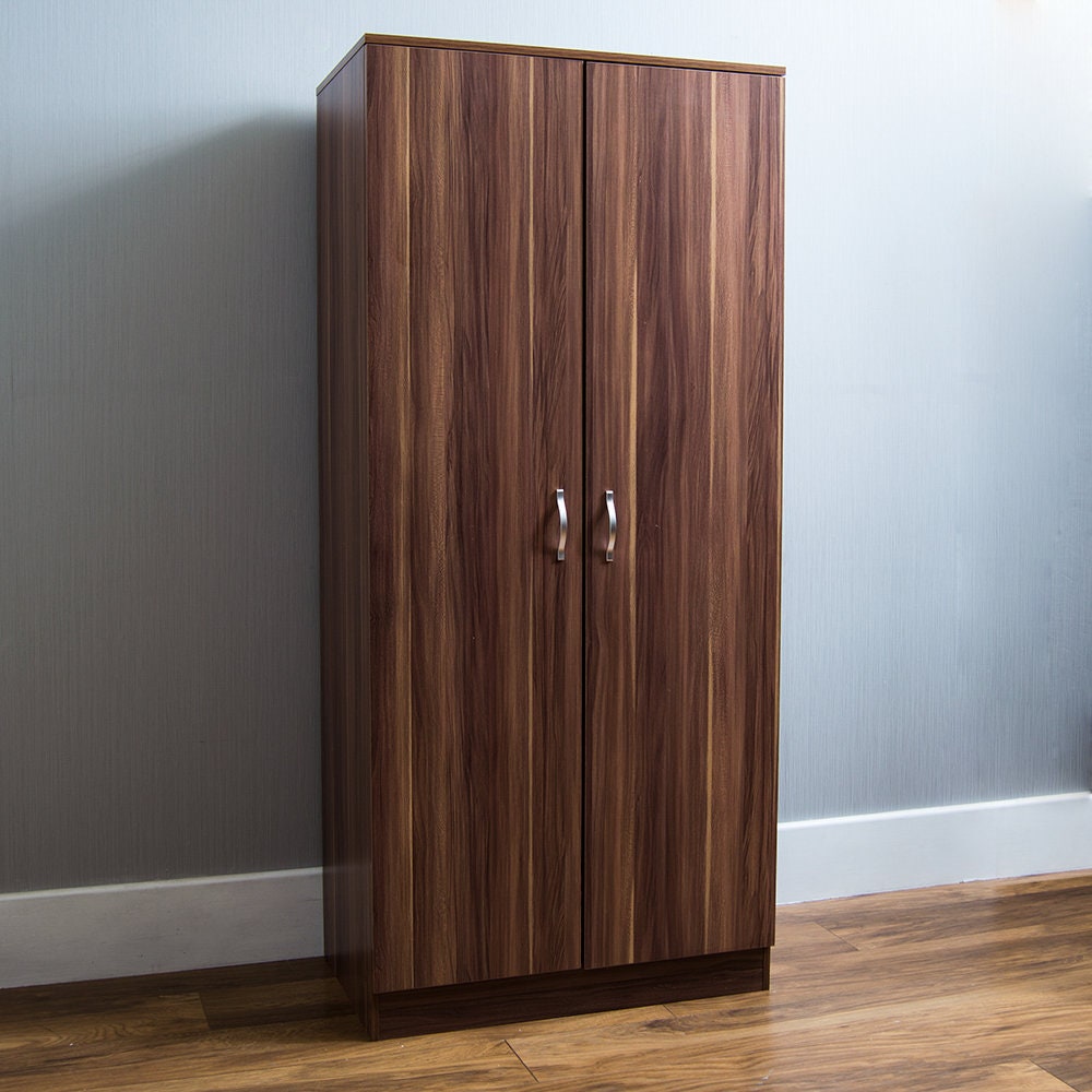 Riano 2 Tr Schrank Regal hngen deige Schiene Massivholz Schlafzimmer Mbel Nussbaum