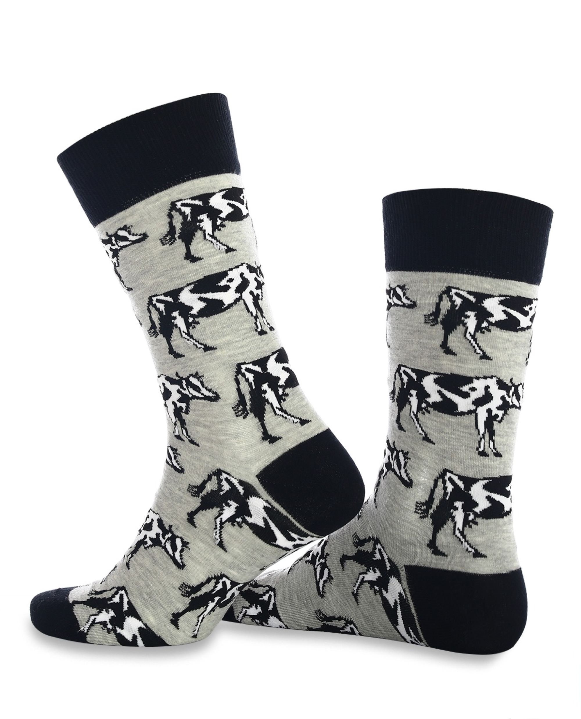 Cow Mens Cotton Socks | Gift Idea Novelty Funky Cool Funny UK Size 7-12