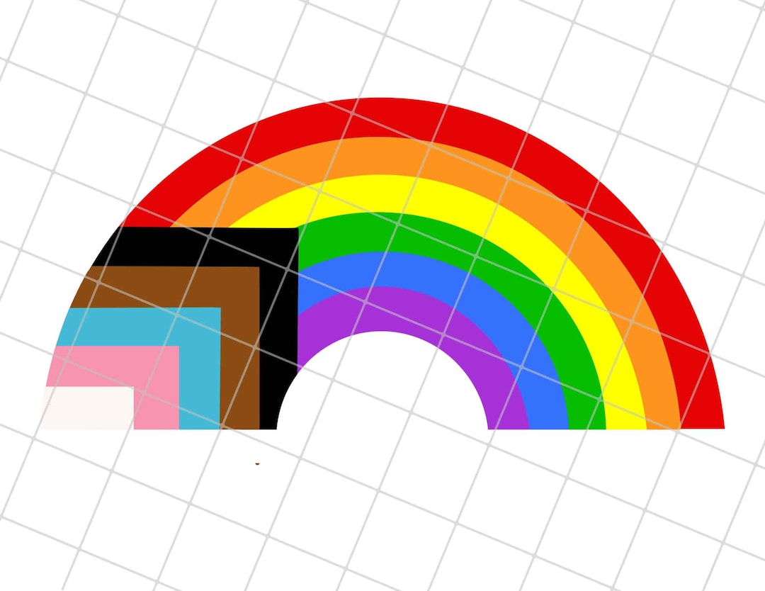 LGBTQ Pride PNG Rainbow Png Gay Pride Png Progress Pride Flag Etsy