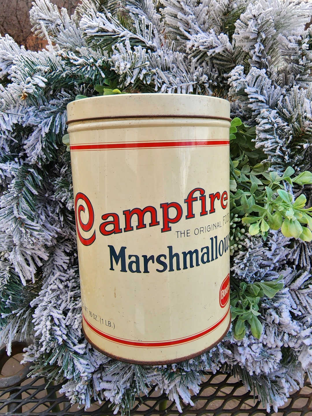 Vintage Campfire Marshmallow Tin S Replica Tin Etsy