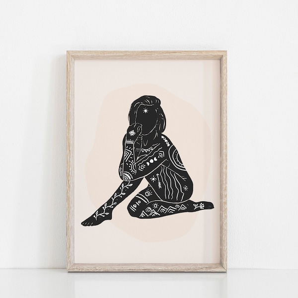Self Love Woman Nude Etsy