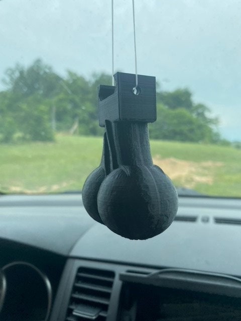 Rear View Mirror Testicles Hanging Balls Tactical Gag Gift Etsy