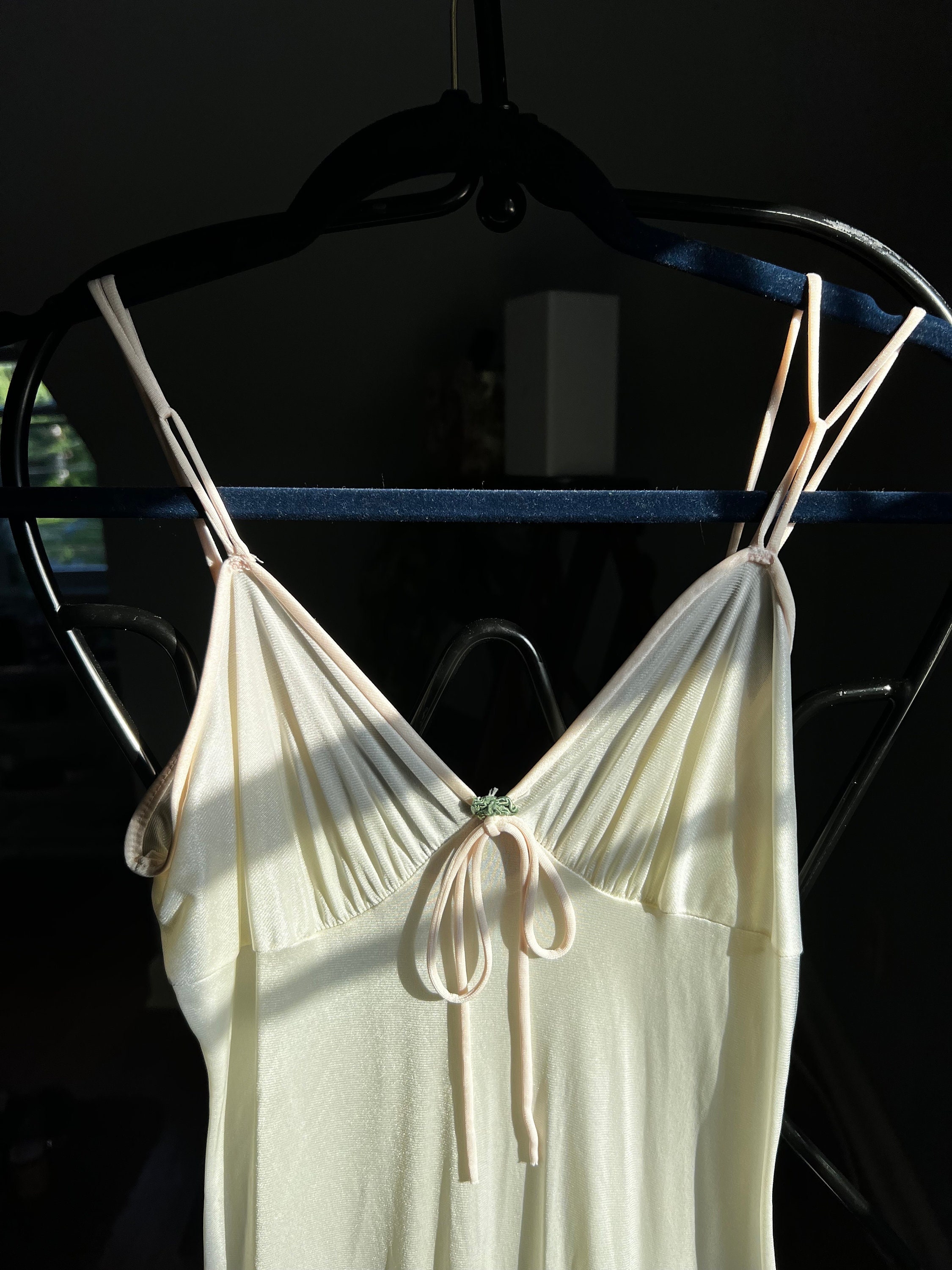 S Vintage Val Mode Lingerie Slip And Chiffon Robe Gem