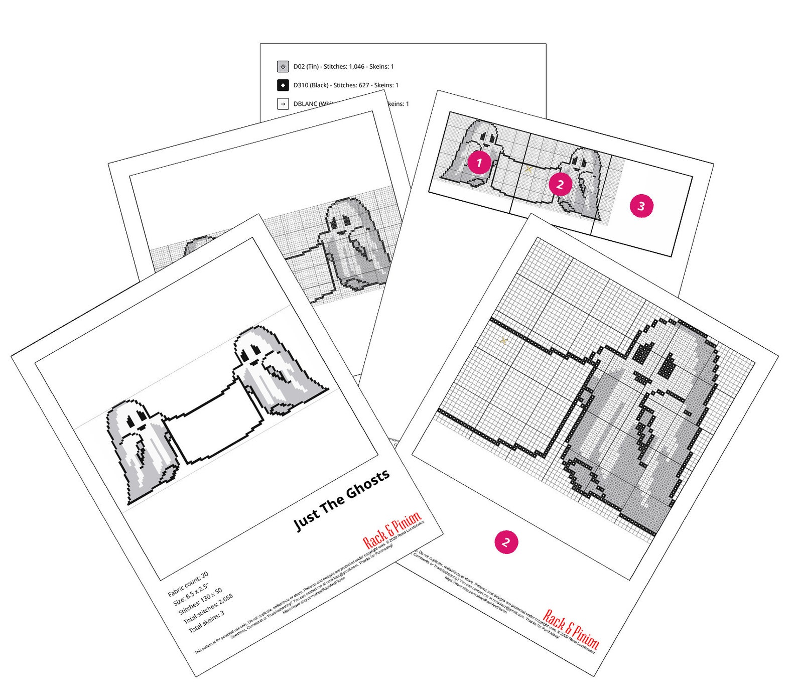 Spooky Ghosts With Pride Flags Lgbtqia Gay Pride Counted Etsy