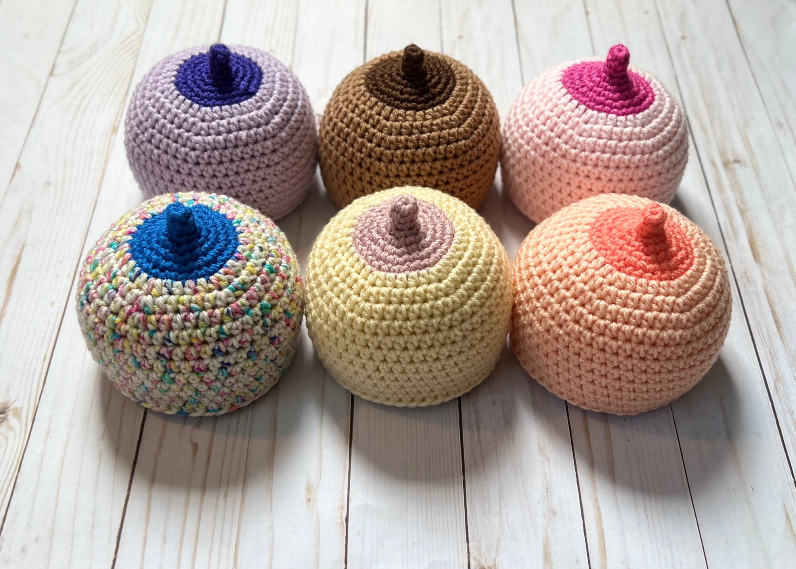 Crochet Boob Etsy
