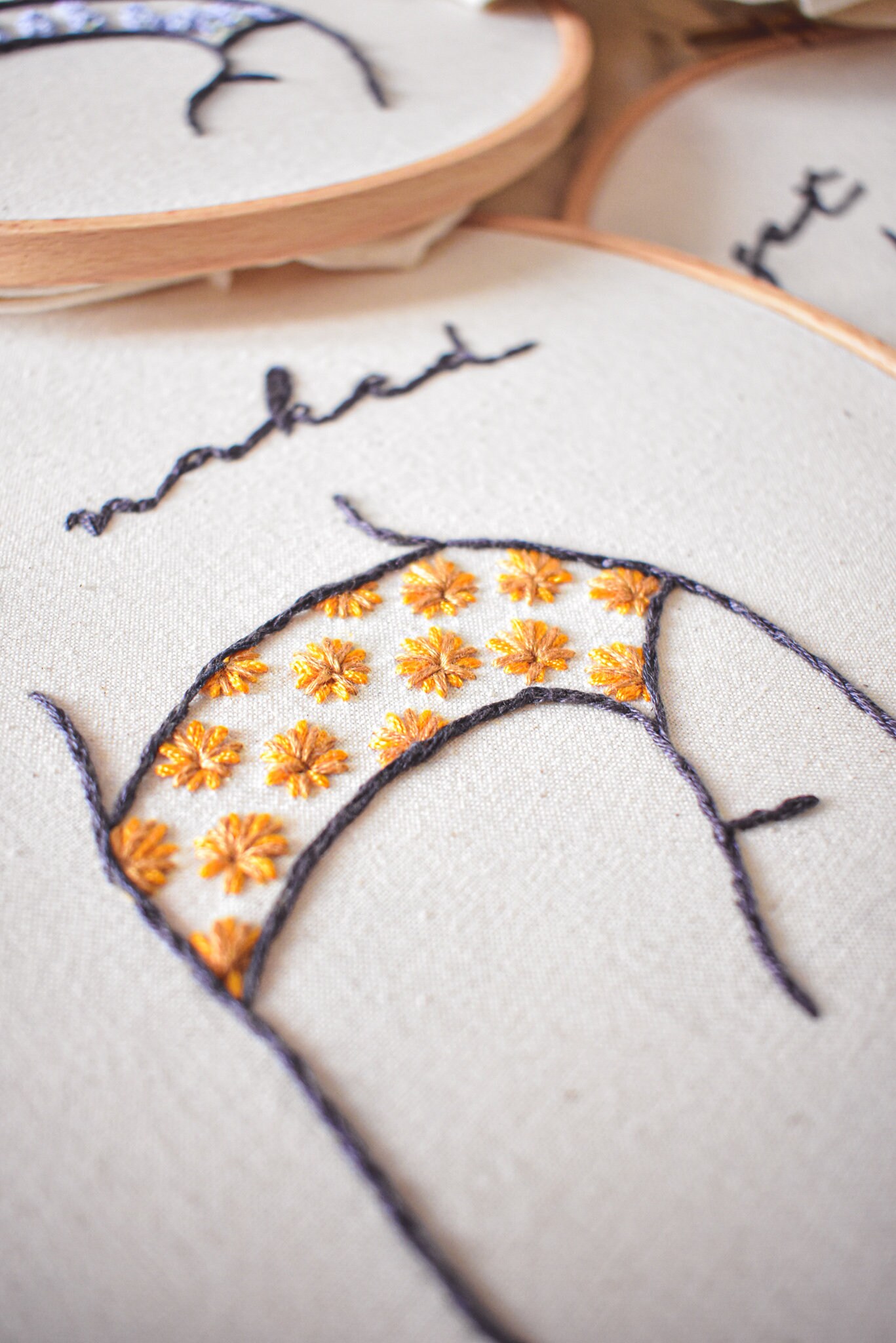 PDF PATTERN Get Naked Bundle Modern Line Hand Embroidery Etsy